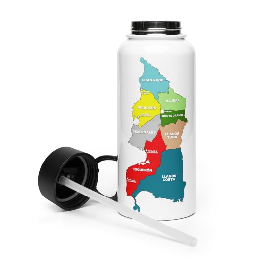 ¡Lleva los Barrios de Cabo Rojo Contigo! Botella de Agua de Acero Inoxidable
