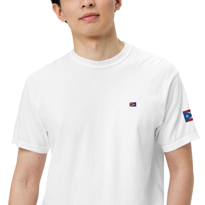 Camiseta con Bordado de la Bandera de Cabo Rojo y de Puerto Rico – Orgullo, Estilo y Confort - Image 2