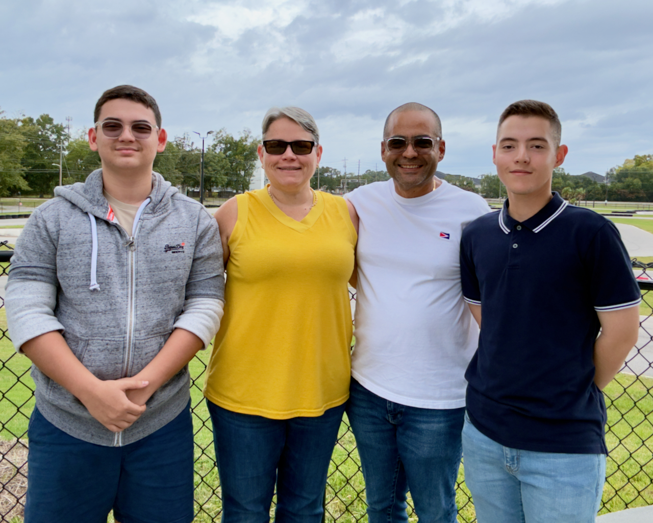 Angel Anderson y familia